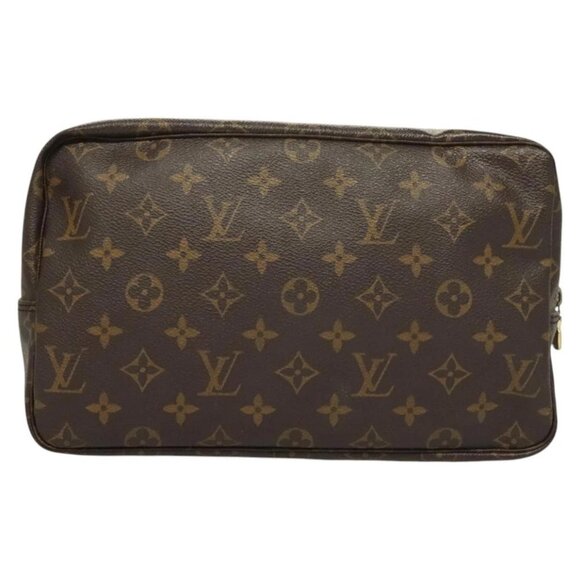 LOUIS VUITTON Monogram Trousse Toilette 28 Clutch Bag M47522 LV Auth 130053 - Picture 2 of 16